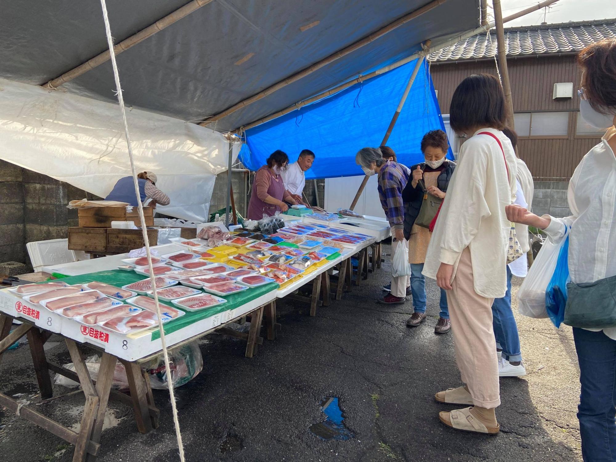 市場の様子