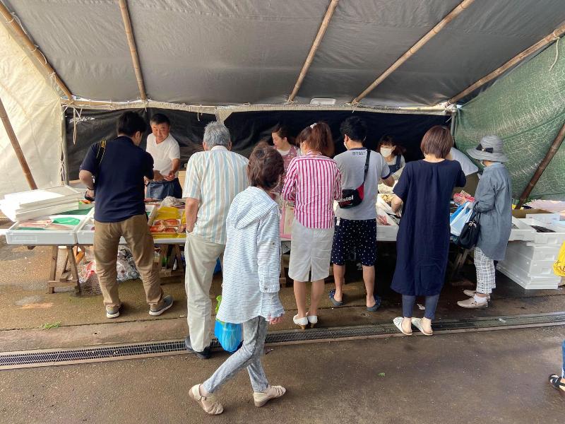 市場の様子