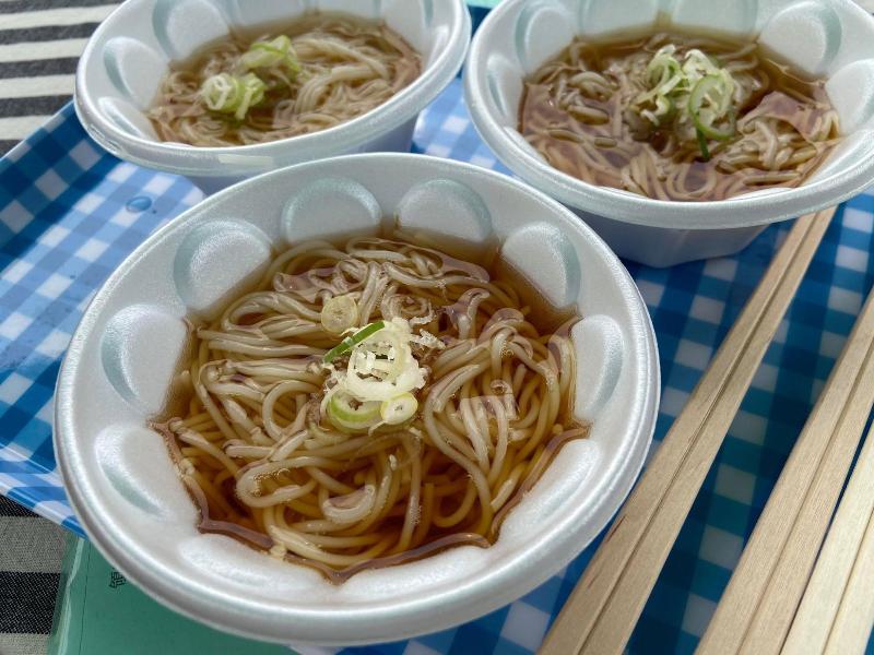 試食のそうめん