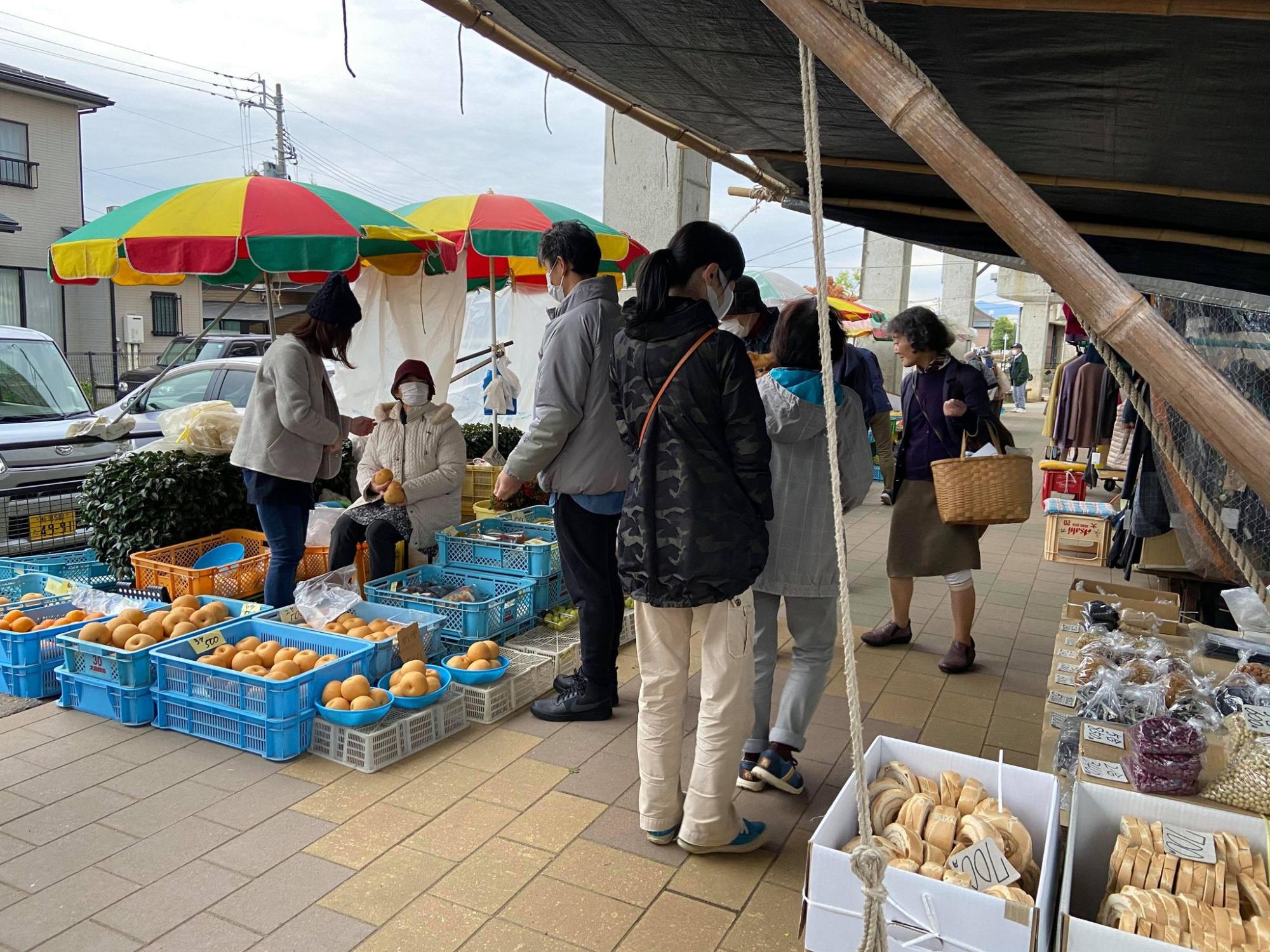 市場の様子