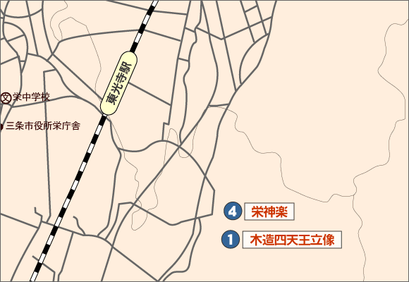 栄地域の文化財地図