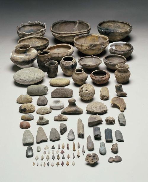 三条市指定有形文化財「上野原遺跡出土品」