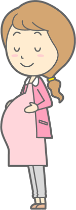 妊婦さんのイラスト