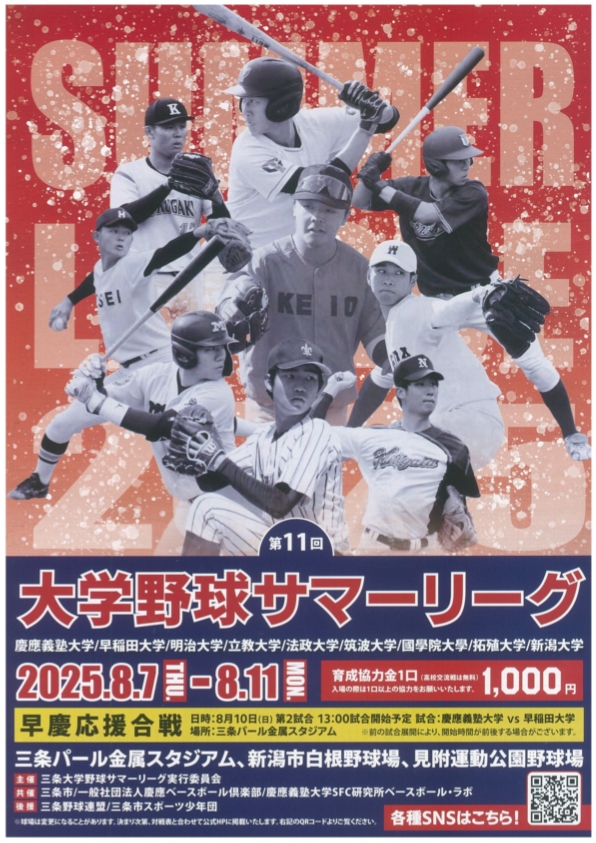 第11回大学野球サマーリーグ