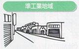 準工業地域のイラスト