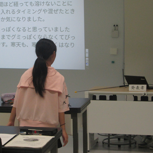 科学研究発表交歓会の様子