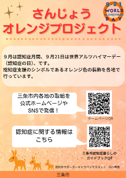 さんじょうオレンジプロジェクトポスター