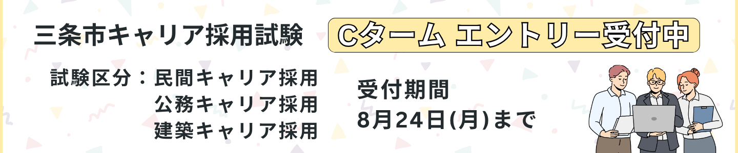 キャリア採用(中途採用)試験Cタームバナー