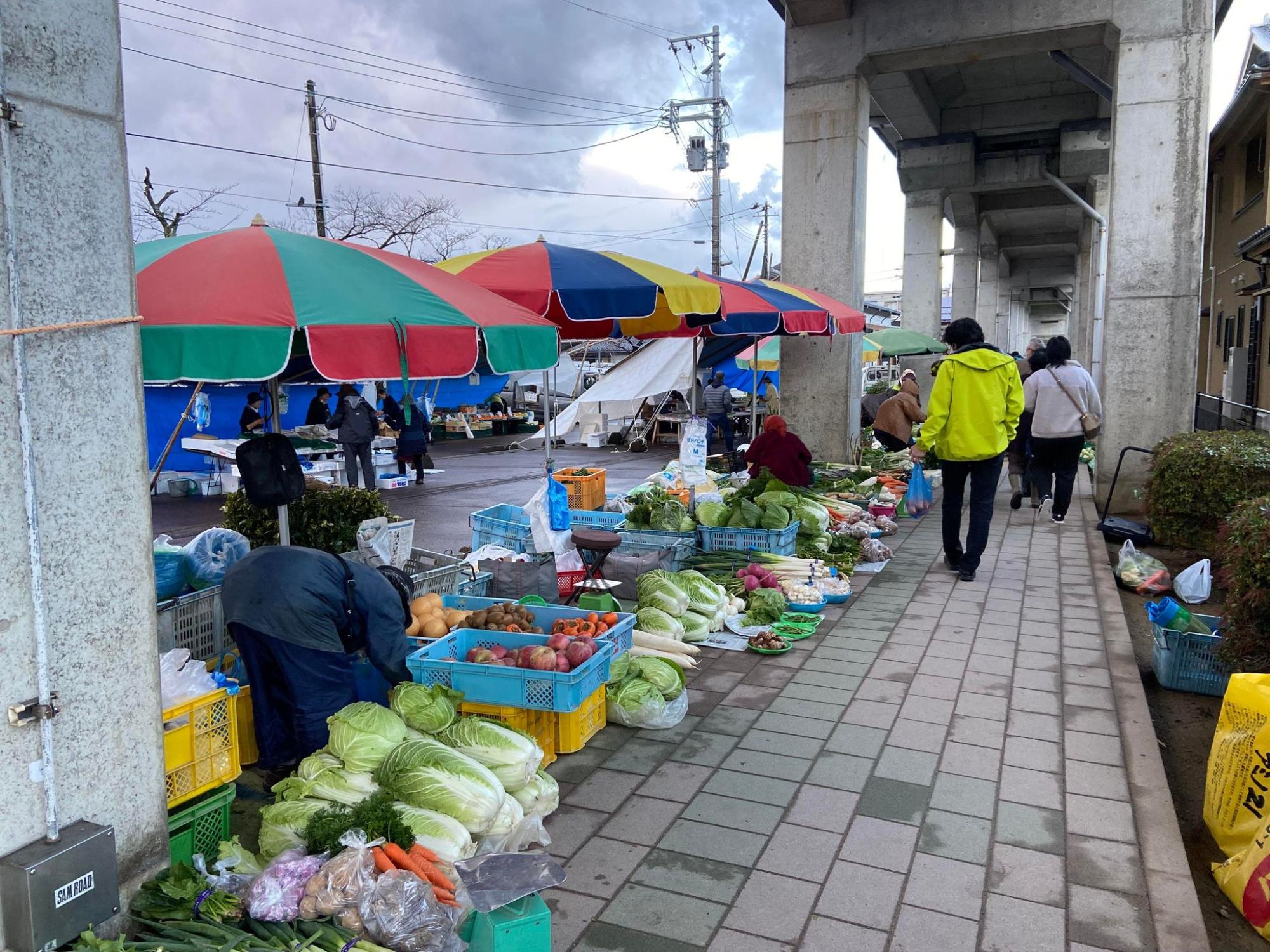 開催の様子市場1