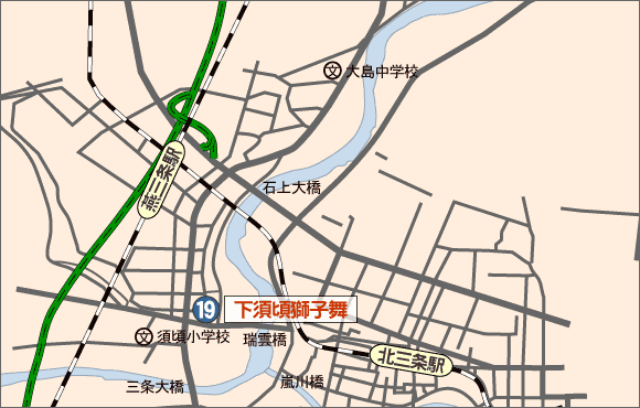 三条地域の文化財地図