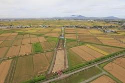 石田遺跡・梅田遺跡遠景