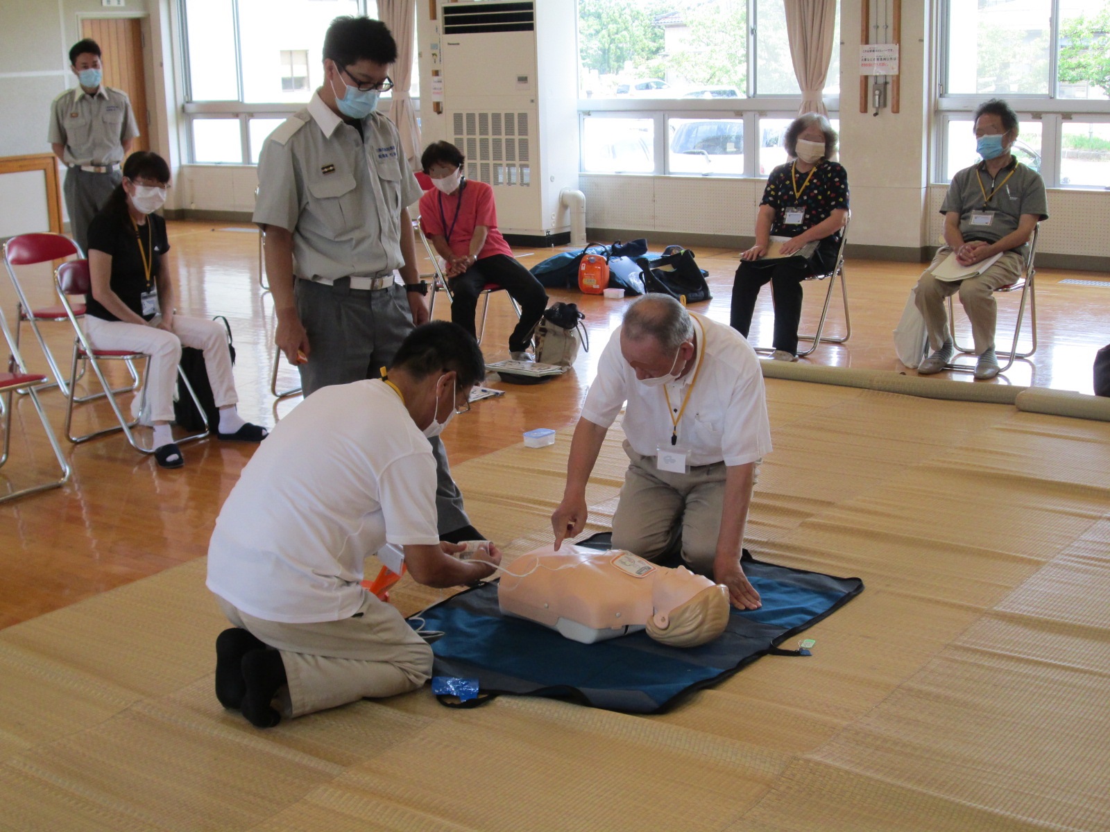 さわやか大学救急救命の様子