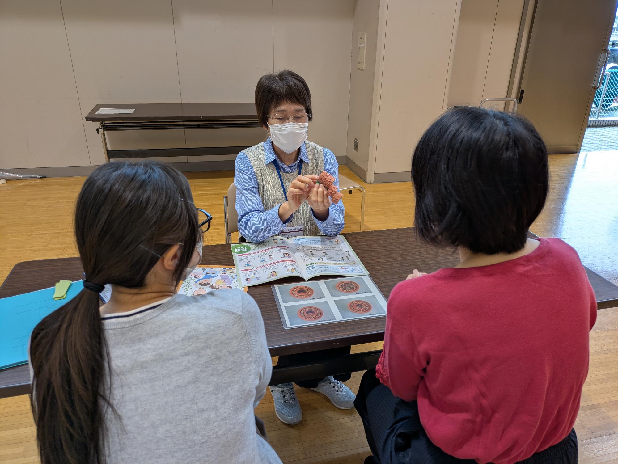検査結果相談会の様子