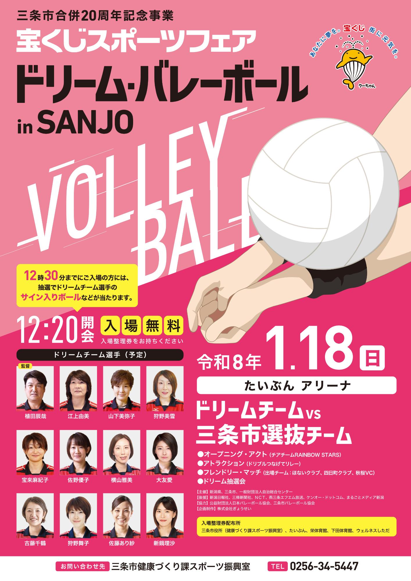 ドリーム・バレーボール in SANJO