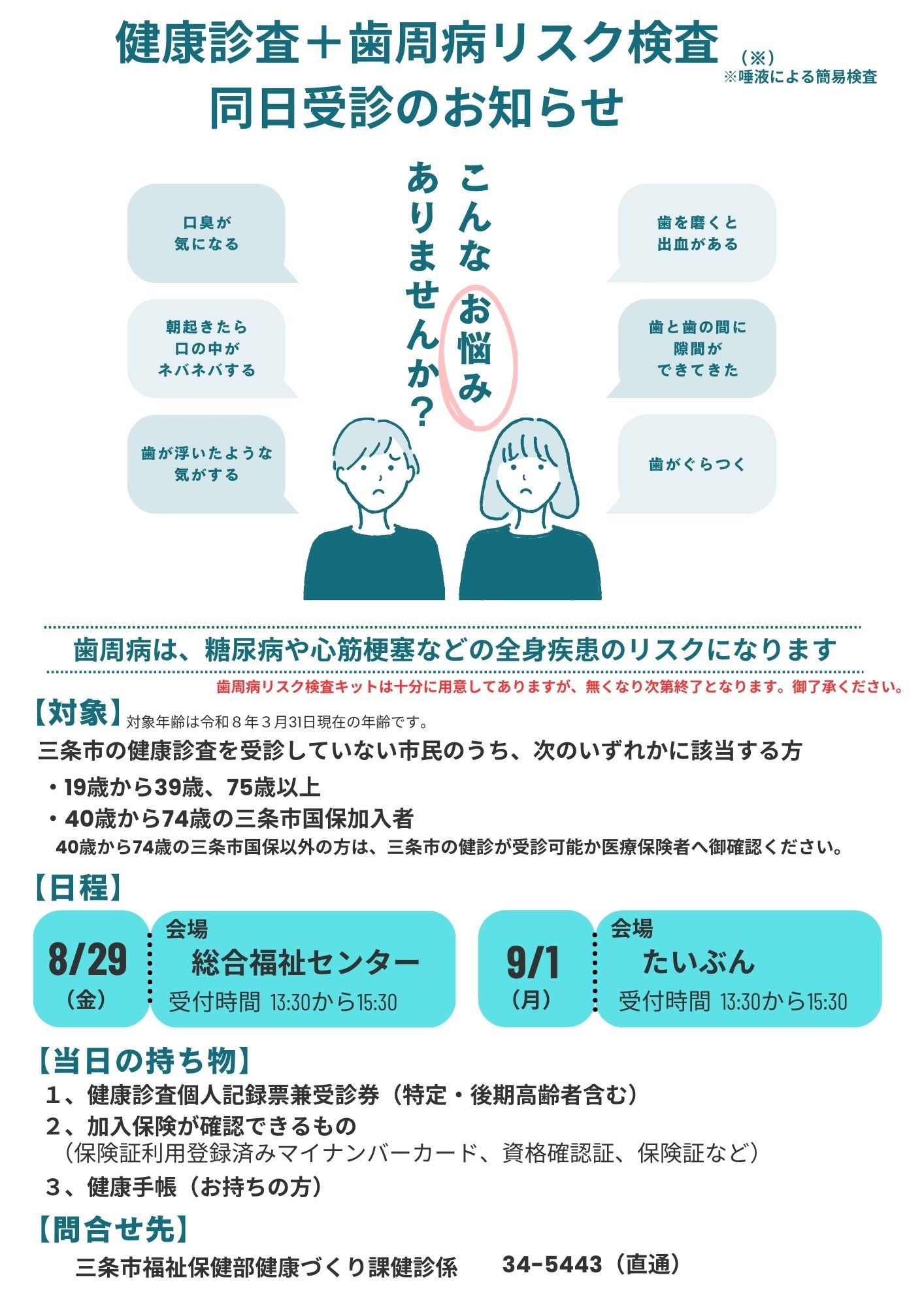 歯周病リスク検査