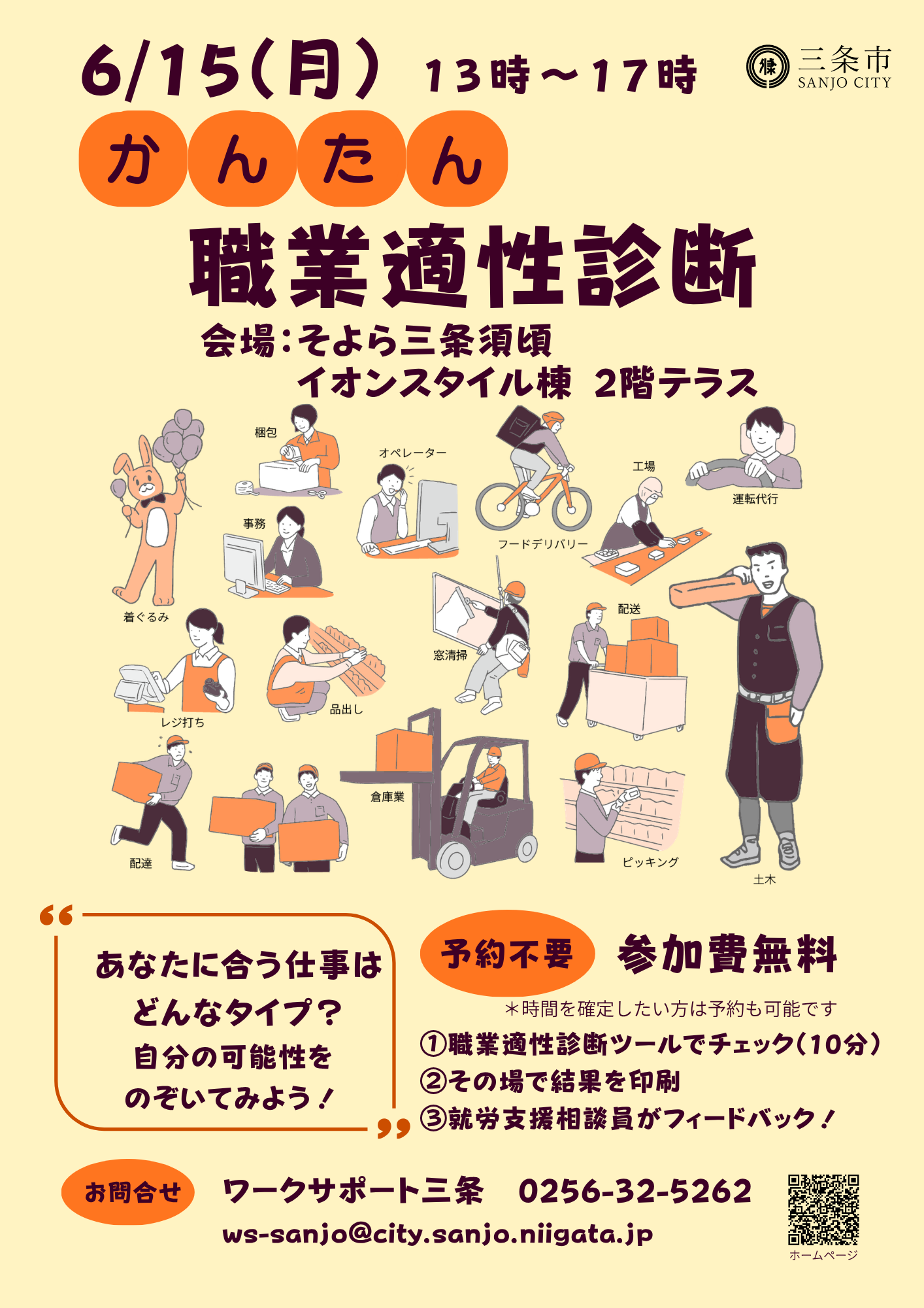 かんたん職業適性診断