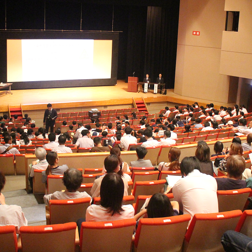 科学研究発表交歓会開会式風景