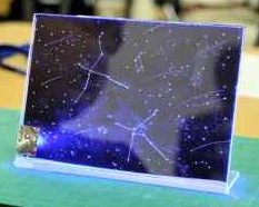 光る星座盤