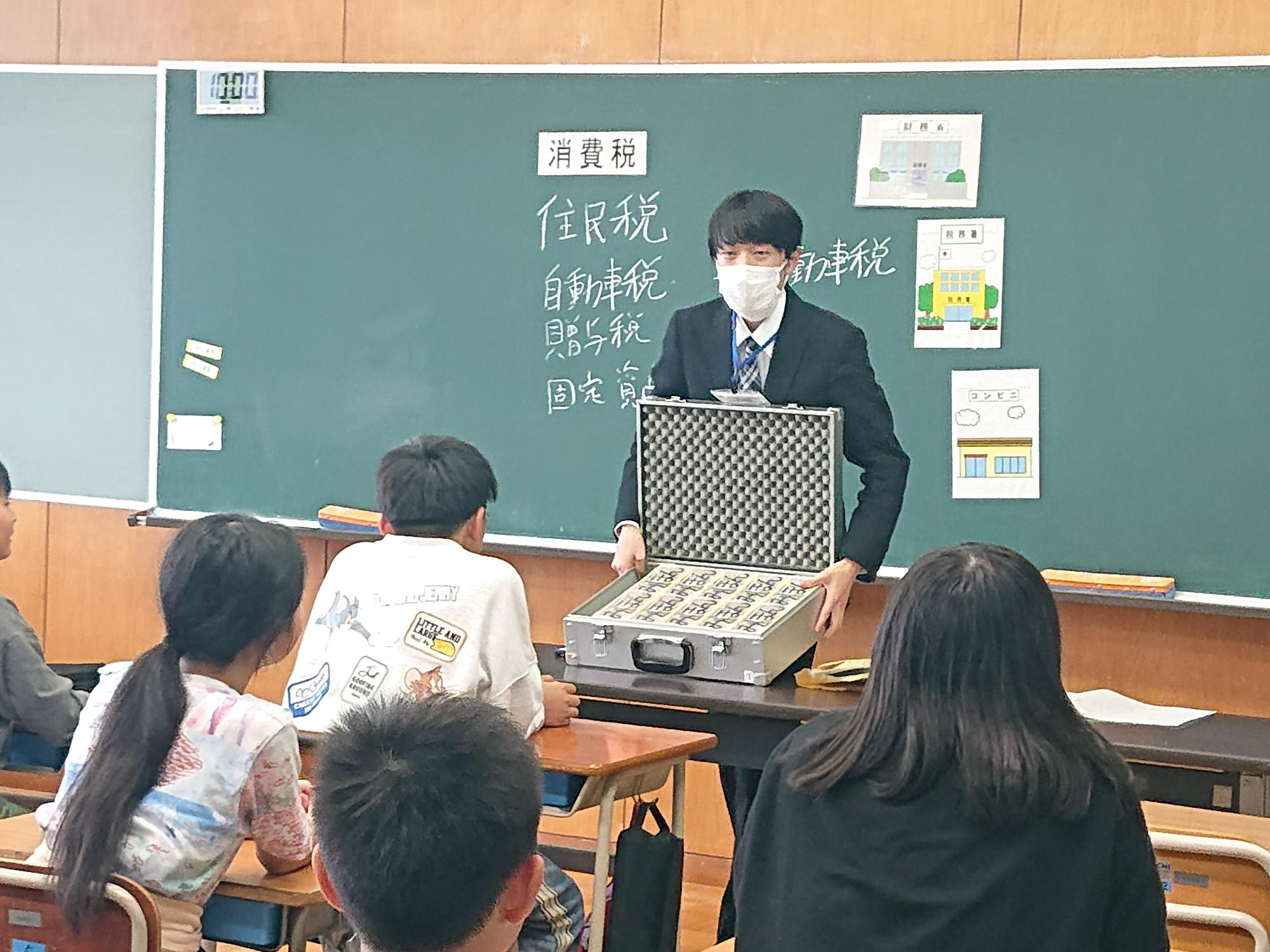 租税教室の様子